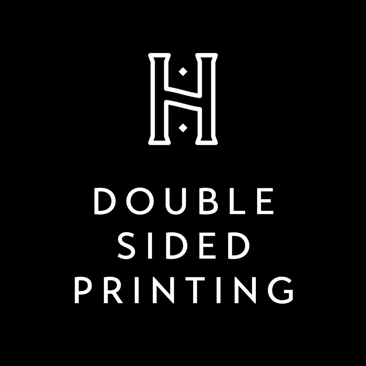 Double Sided Printing Hoban Cards