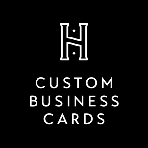 Custom Letterpress Business Cards